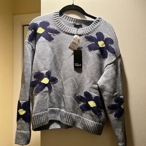Rails Flower Sweater - Blue S NWT